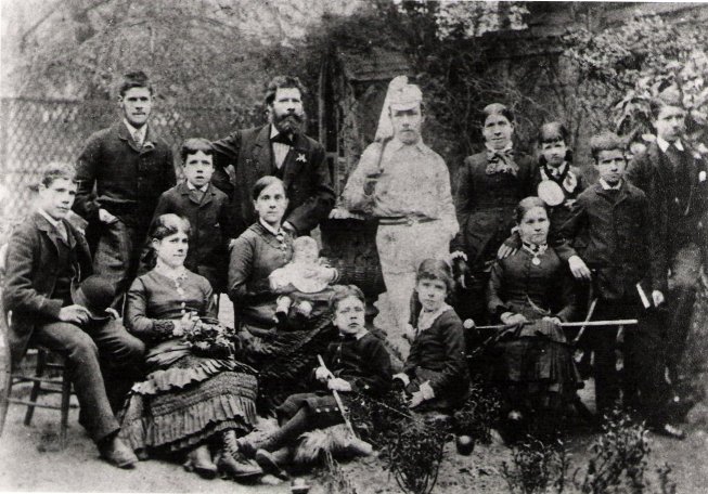 The Gregg family in 1883